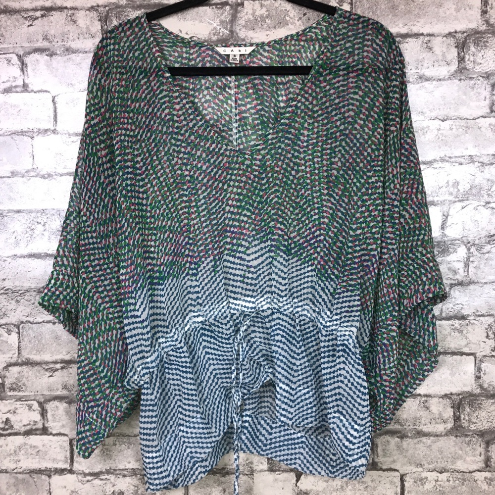 Cabo Arts Sheer Tunic Blouse